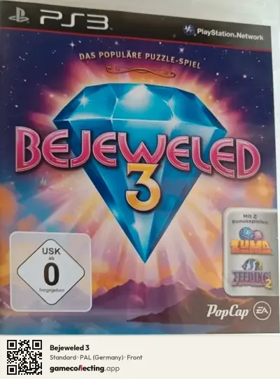 Bejeweled 3 PlayStation 3, Germany box front