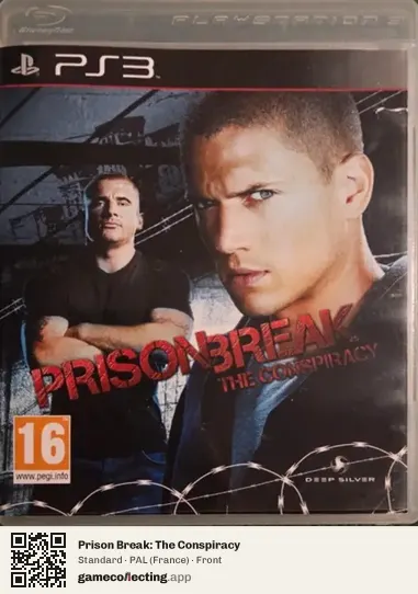 Prison Break: The Conspiracy PlayStation 3, France box front