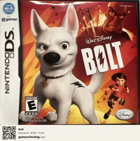 Bolt Nintendo DS, NTSC box front