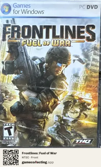 Frontlines: Fuel of War Computer, NTSC box front