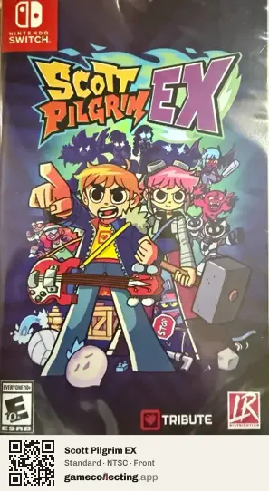 Scott Pilgrim EX Nintendo Switch, NTSC box front
