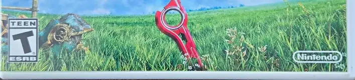 Xenoblade Chronicles 3D, the ESRB box on its front