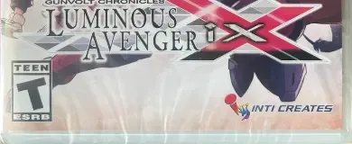 Gunvolt Chronicles: Luminous Avenger iX, the ESRB box on its front