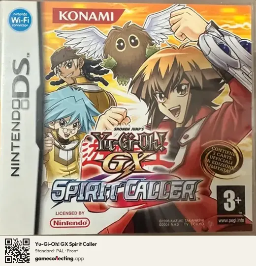 Yu-Gi-Oh! GX Spirit Caller Nintendo DS, PAL box front