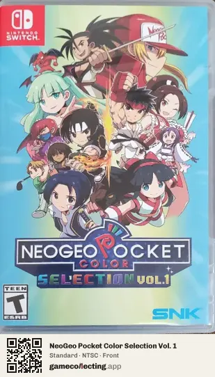NeoGeo Pocket Color Selection Vol. 1 Nintendo Switch, NTSC box front