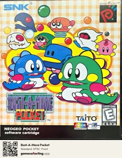 Bust-A-Move Pocket Neo Geo Pocket Color, NTSC box front