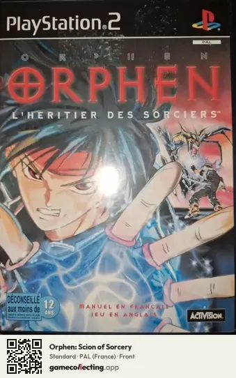 Orphen: Scion of Sorcery PlayStation 2, France box front