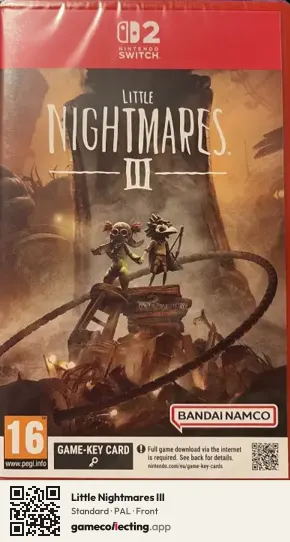 Little Nightmares III Nintendo Switch 2, PAL box front