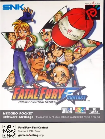 Fatal Fury: First Contact Neo Geo Pocket Color, PAL box front