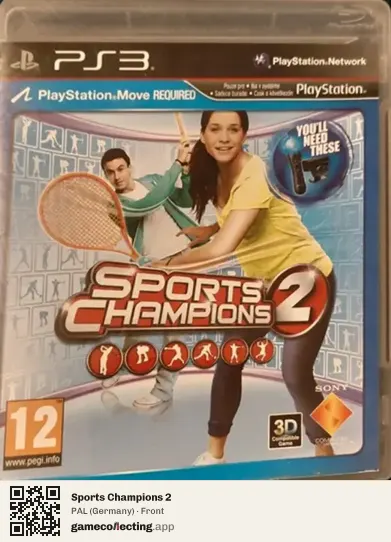 Sports Champions 2 PlayStation 3, Germany box front