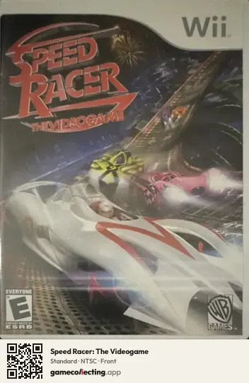 Speed Racer: The Videogame Nintendo Wii, NTSC box front