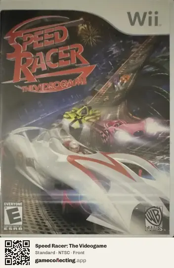 Speed Racer: The Videogame Nintendo Wii, NTSC box front