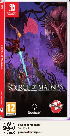 Source of Madness Nintendo Switch, PAL box front