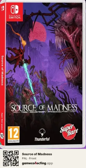 Source of Madness Nintendo Switch, PAL box front