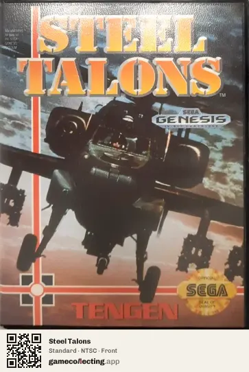 Steel Talons Sega Mega Drive / Genesis, NTSC box front