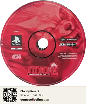 Bloody Roar 2 PlayStation, PAL disc