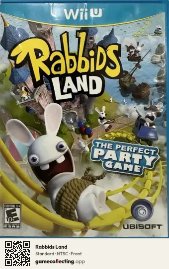 Rabbids Land Nintendo Wii U, NTSC box front