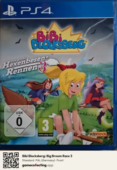 Bibi Blocksberg: Big Broom Race 3 PlayStation 4, Germany box front