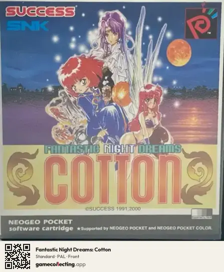 Fantastic Night Dreams: Cotton Neo Geo Pocket Color, PAL box front
