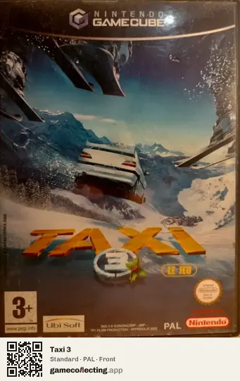 Taxi 3 Nintendo GameCube, PAL box front