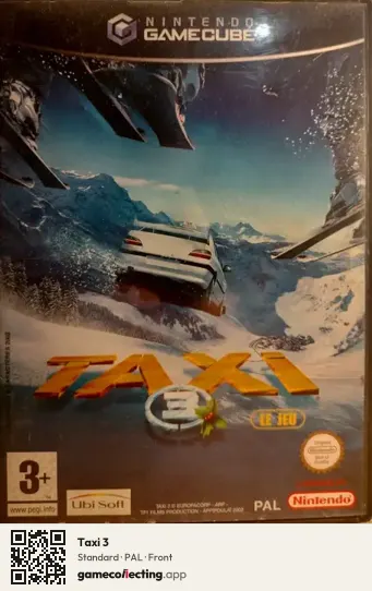 Taxi 3 Nintendo GameCube, PAL box front