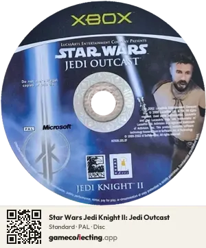 Star Wars Jedi Knight II: Jedi Outcast Xbox, PAL disc