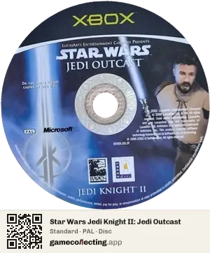 Star Wars Jedi Knight II: Jedi Outcast Xbox, PAL disc