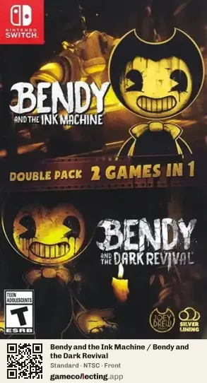 Bendy and the Ink Machine / Bendy and the Dark Revival Nintendo Switch, NTSC box front