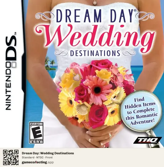 Dream Day: Wedding Destinations Nintendo DS, NTSC box front