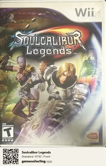Soulcalibur Legends Nintendo Wii, NTSC box front