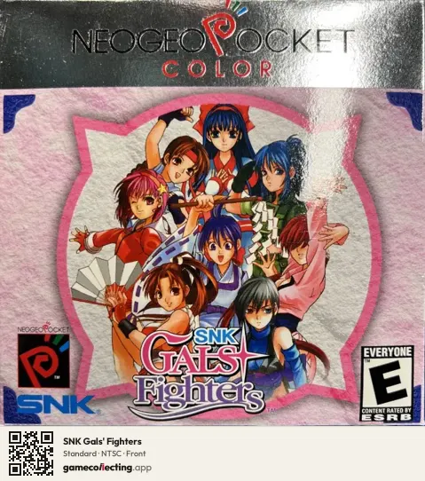 SNK Gals' Fighters Neo Geo Pocket Color, NTSC box front
