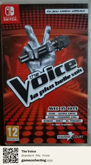 The Voice Nintendo Switch, PAL box front