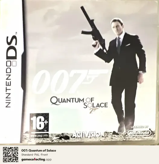 007: Quantum of Solace Nintendo DS, PAL box front