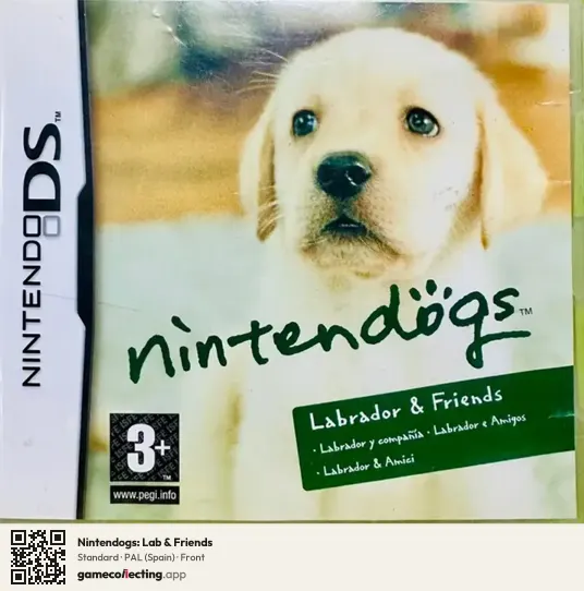 Nintendogs: Lab & Friends Nintendo DS, Spain box front