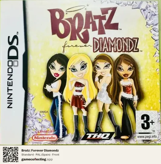 Bratz: Forever Diamondz Nintendo DS, Spain box front