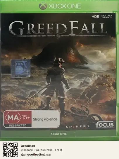 GreedFall Xbox One, Australia box front