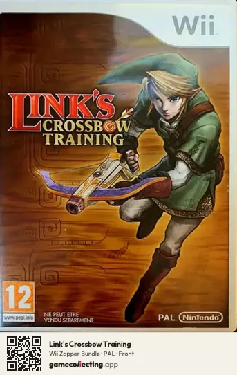 Link's Crossbow Training Nintendo Wii, PAL box front