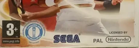Virtua Tennis 2009, the PEGI square on its front
