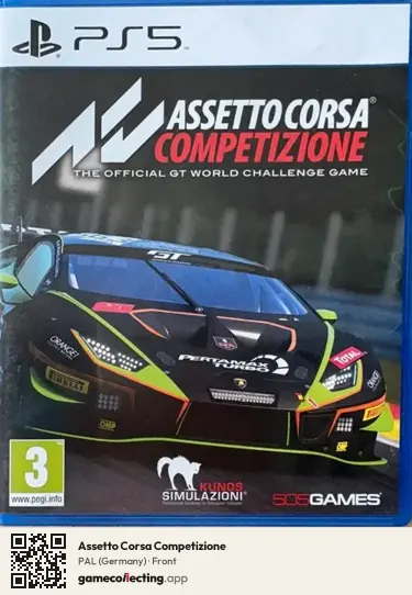 Assetto Corsa Competizione PlayStation 5, Germany box front