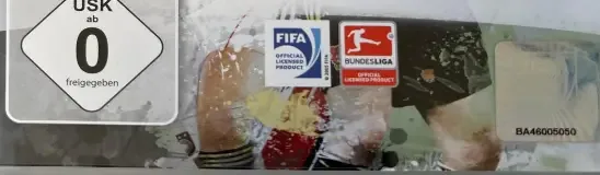 FIFA 11, the USK square on its front