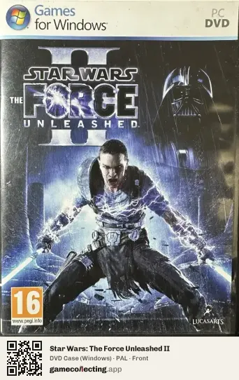 Star Wars: The Force Unleashed II Computer, PAL box front