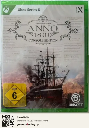 Anno 1800 Xbox Series X, Germany box front