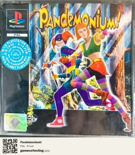 Pandemonium! PlayStation, PAL box front
