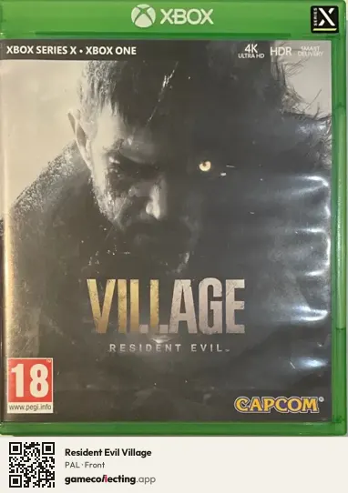 Resident Evil Village Xbox Series X, PAL box front