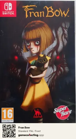 Fran Bow Nintendo Switch, PAL box front