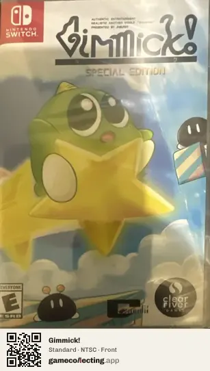 Gimmick! Nintendo Switch, NTSC box front