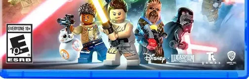 LEGO Star Wars: The Skywalker Saga, the ESRB box on its front