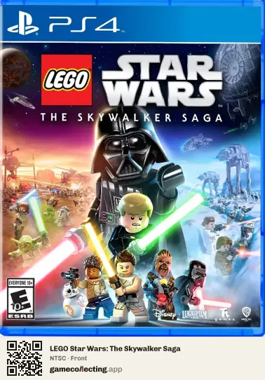 LEGO Star Wars: The Skywalker Saga PlayStation 4, NTSC box front