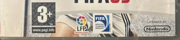 FIFA 09, the PEGI square on its front