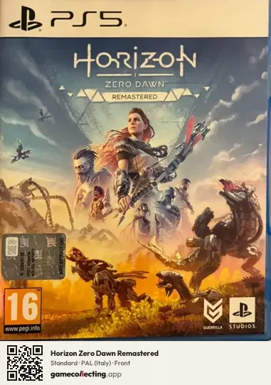 Horizon Zero Dawn Remastered PlayStation 5, Italy box front